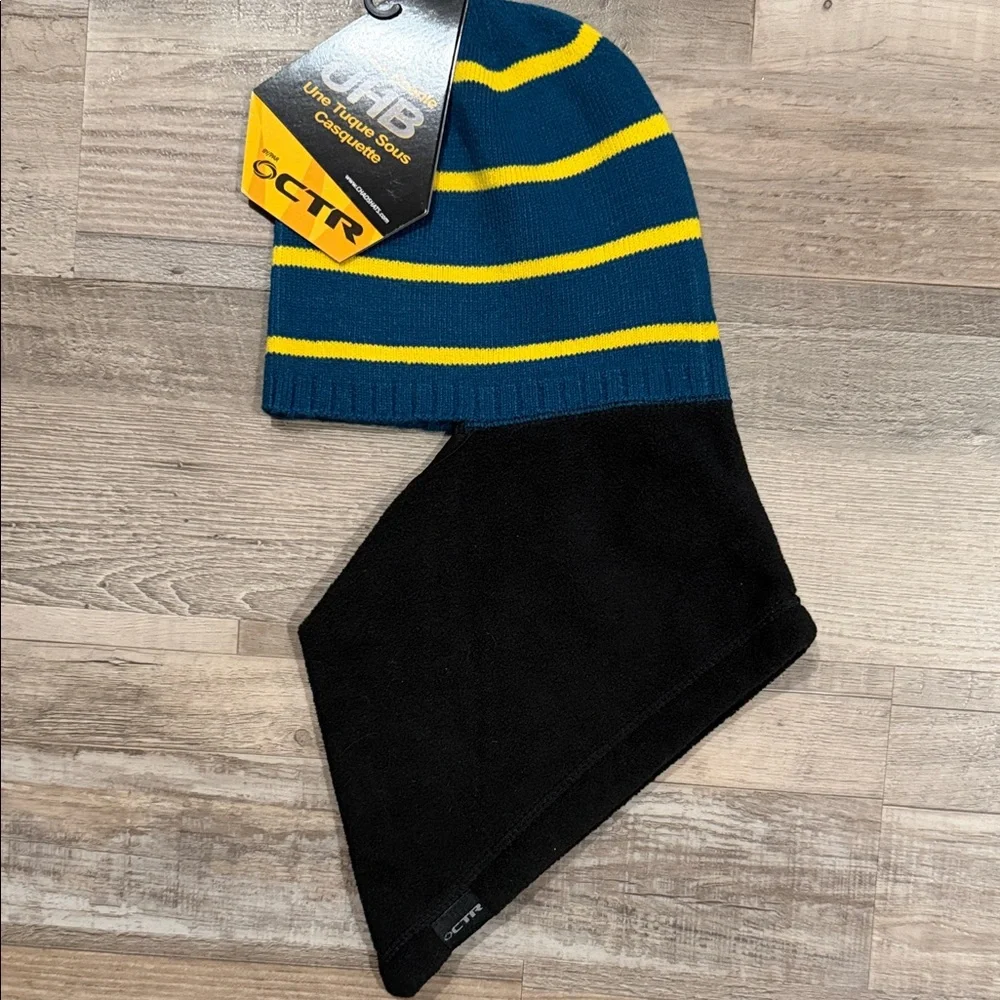 CTR Blue and Yellow Striped Beanie